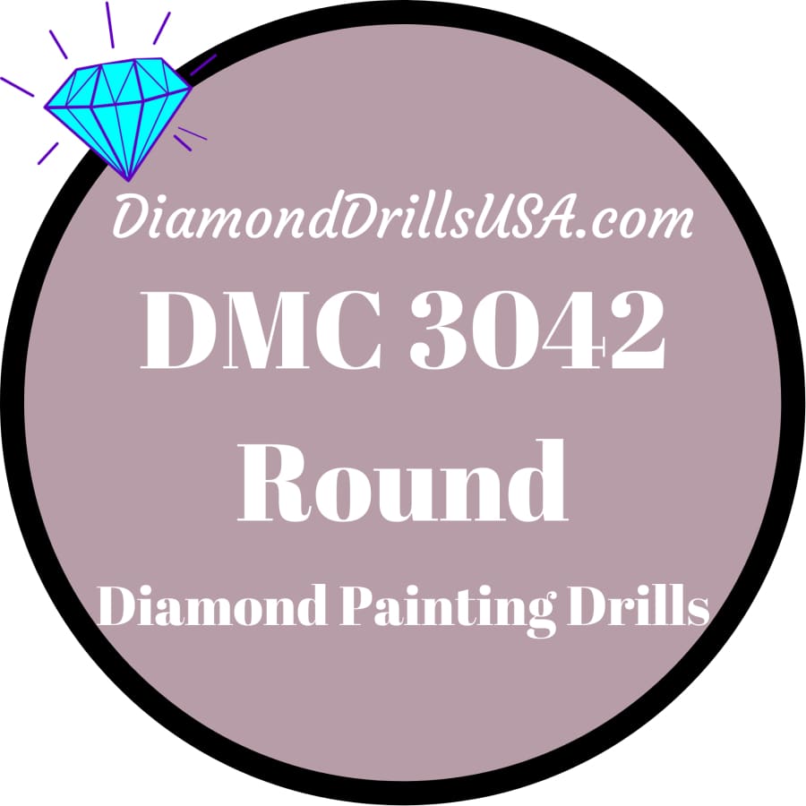 DMC 3042 ROUND 5D Diamond Painting Drills Beads DMC 3042