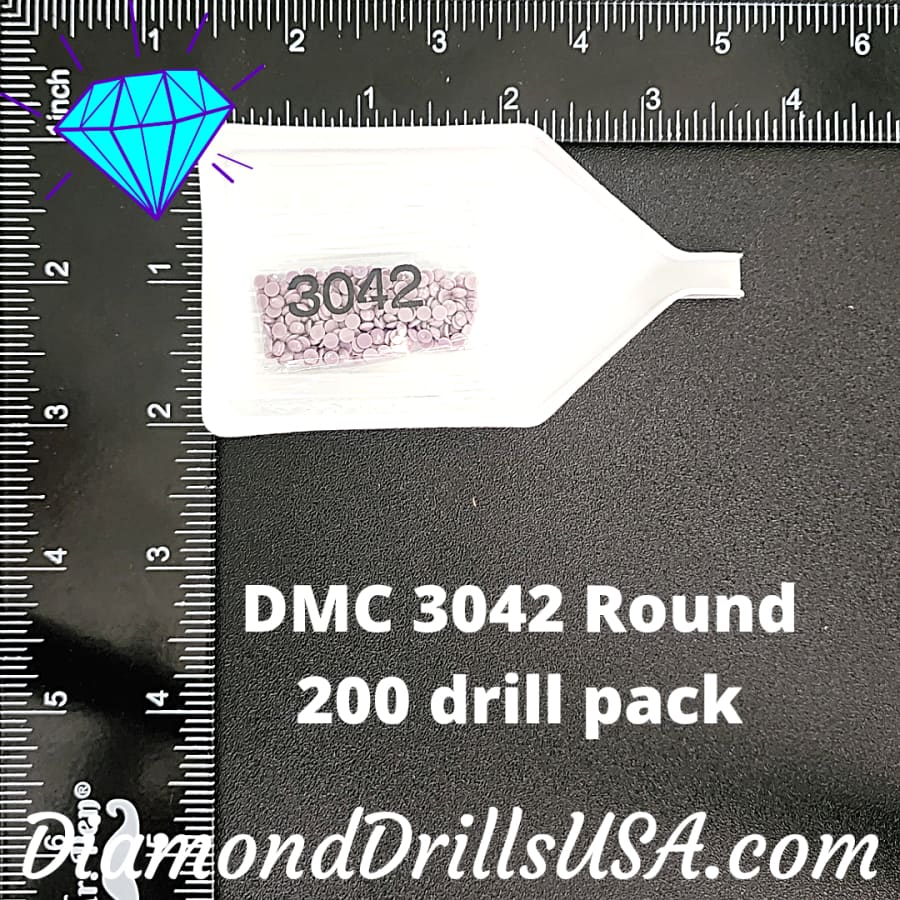 DMC 3042 ROUND 5D Diamond Painting Drills Beads DMC 3042