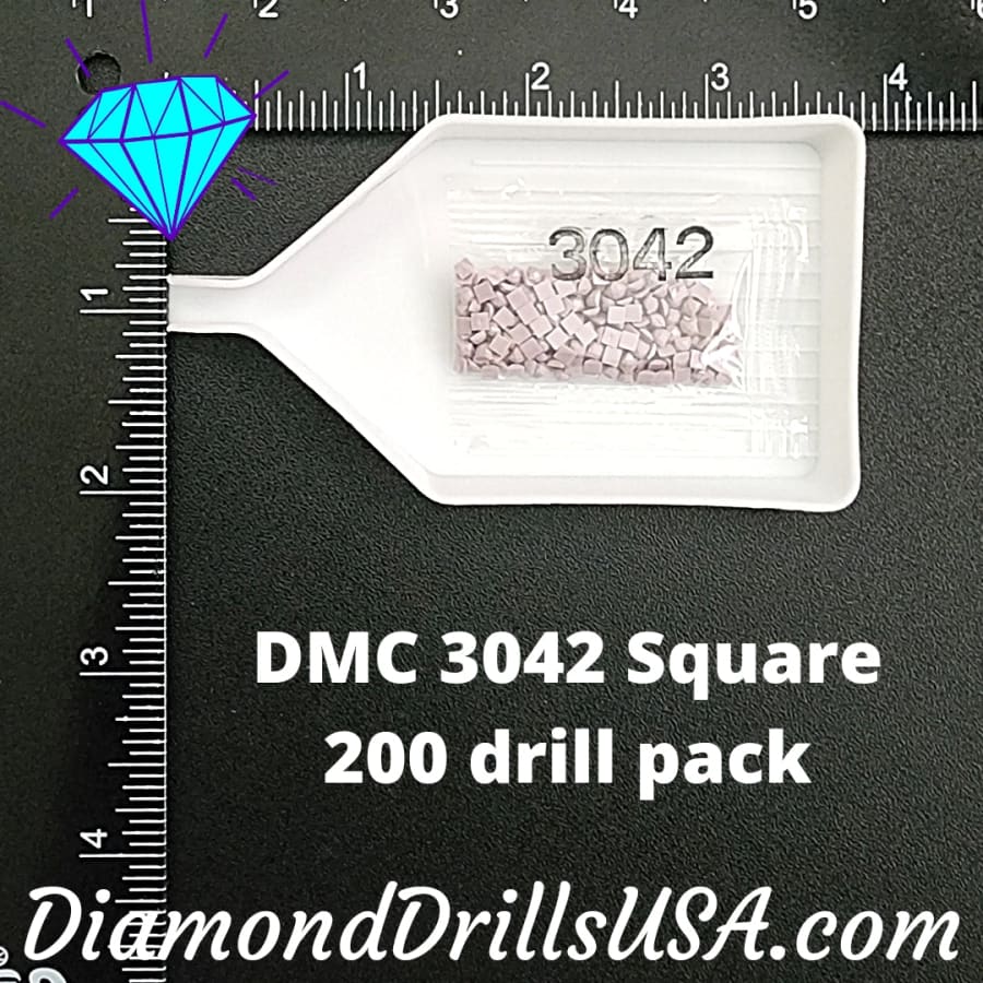 DMC 3042 SQUARE 5D Diamond Painting Drills Beads DMC 3042