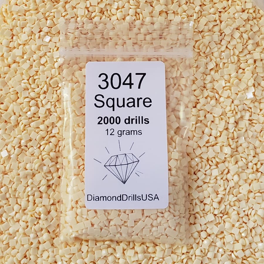 DMC 3047 SQUARE 5D Diamond Painting Drills Beads DMC 3047
