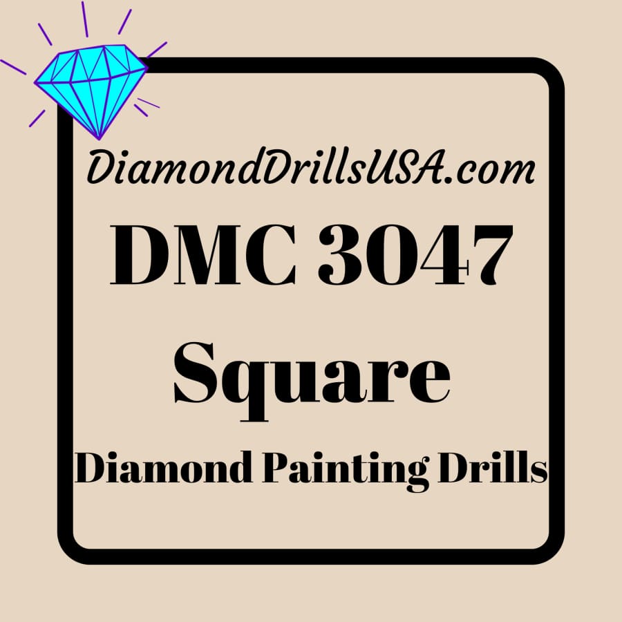 DMC 3047 SQUARE 5D Diamond Painting Drills Beads DMC 3047