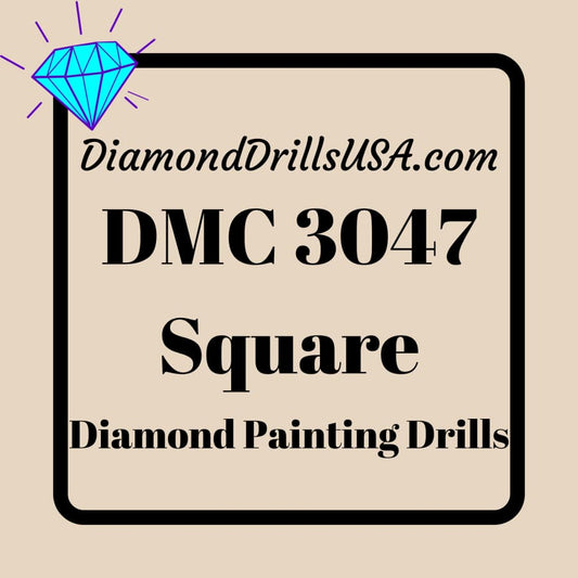 DMC 3047 SQUARE 5D Diamond Painting Drills Beads DMC 3047
