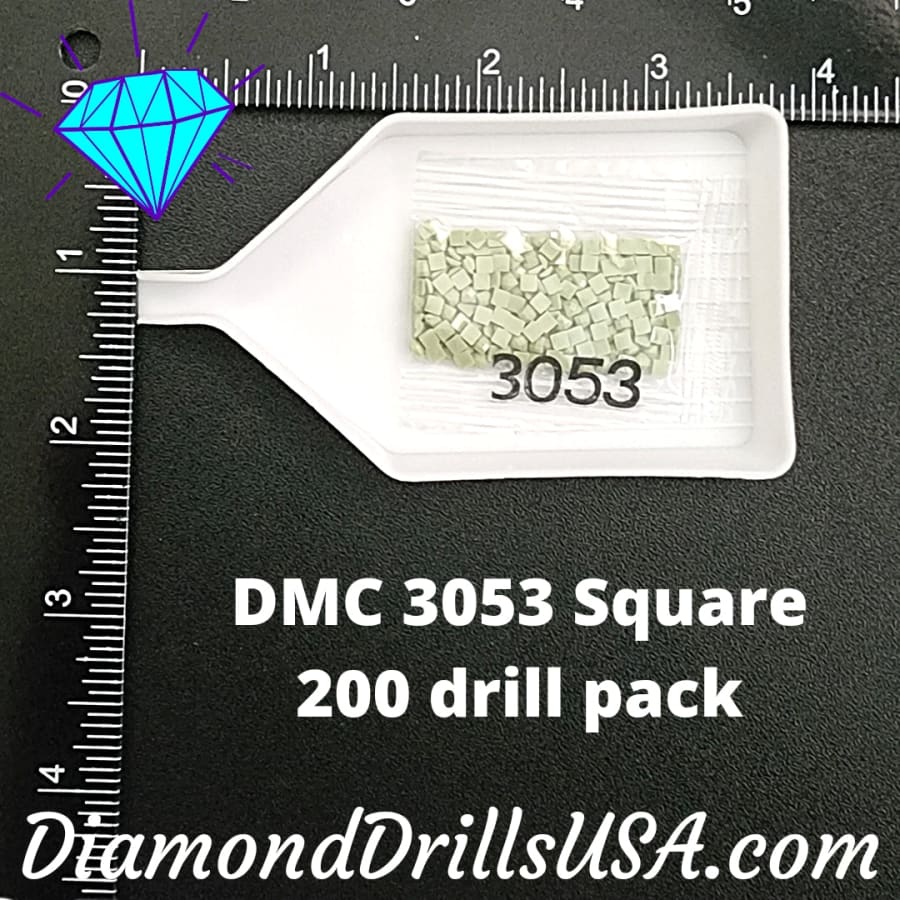 DMC 3053 SQUARE 5D Diamond Painting Drills Beads DMC 3053