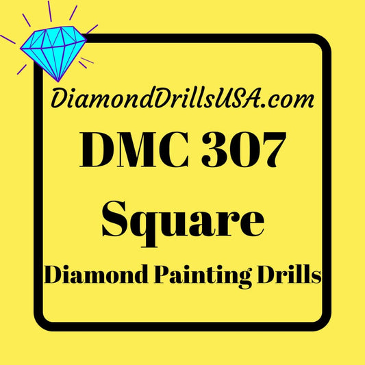 DMC 307 SQUARE 5D Diamond Painting Drills Beads 307 Lemon