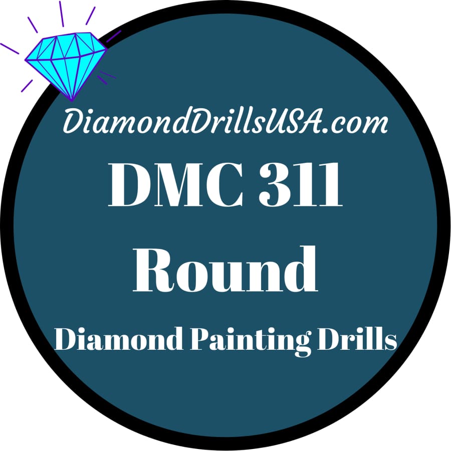 DMC 311 ROUND 5D Diamond Painting Drills Beads DMC 311