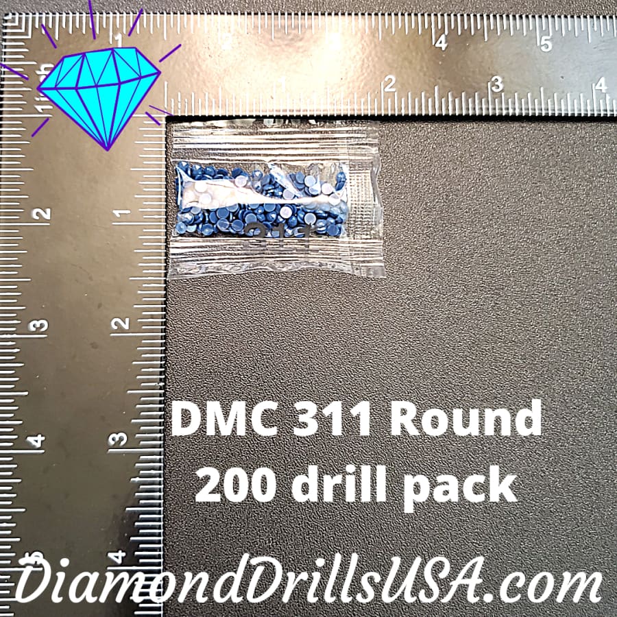 DMC 311 ROUND 5D Diamond Painting Drills Beads DMC 311