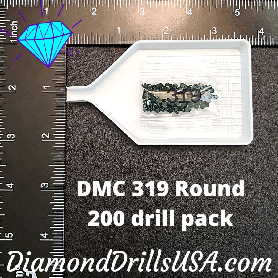 DMC 319 ROUND 5D Diamond Painting Drills Beads DMC 319 Very