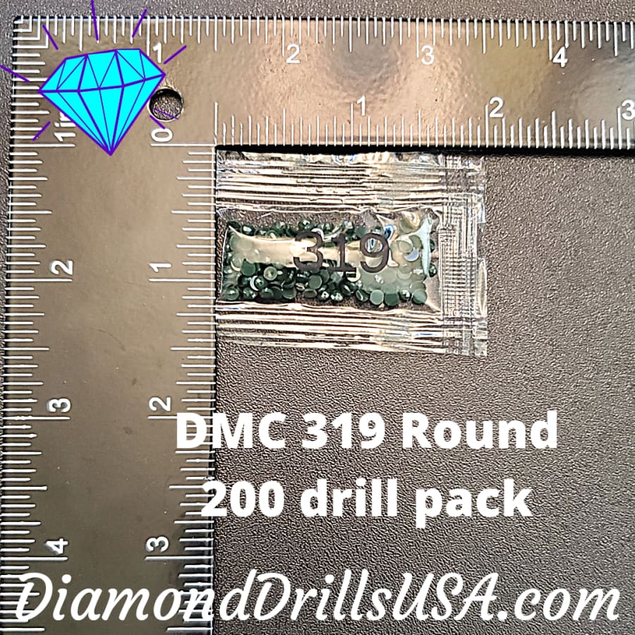 DMC 319 ROUND 5D Diamond Painting Drills Beads DMC 319 Very