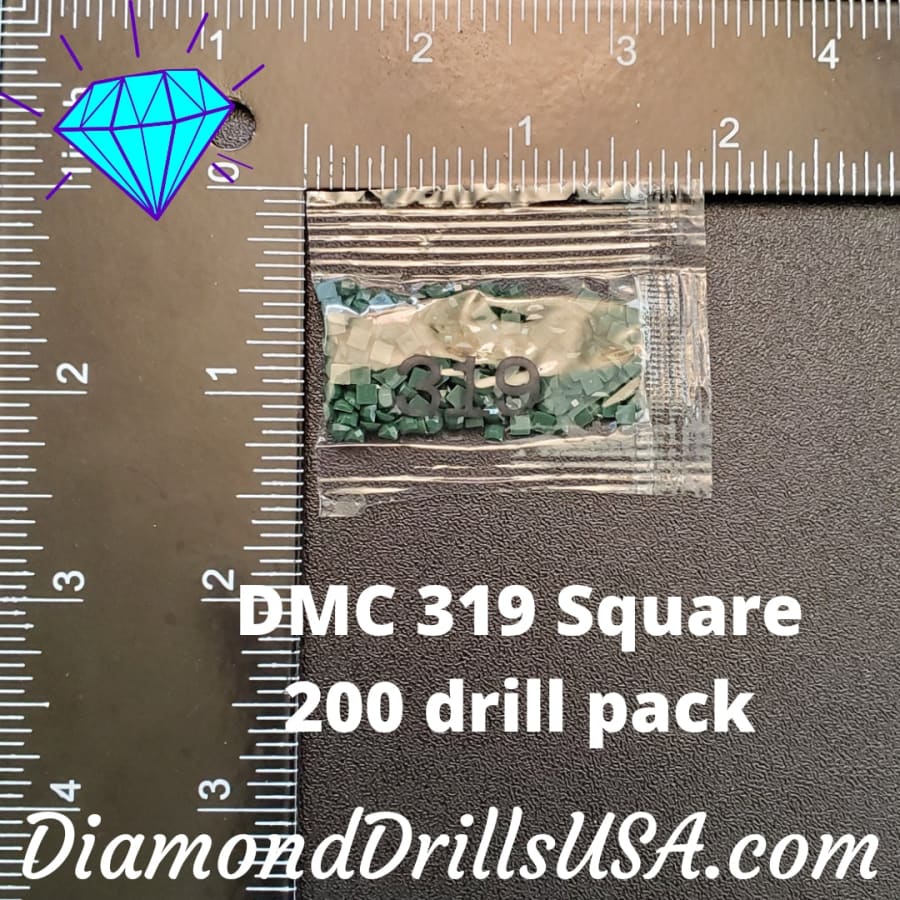 DMC 319 SQUARE 5D Diamond Painting Drills Beads DMC 319 Very