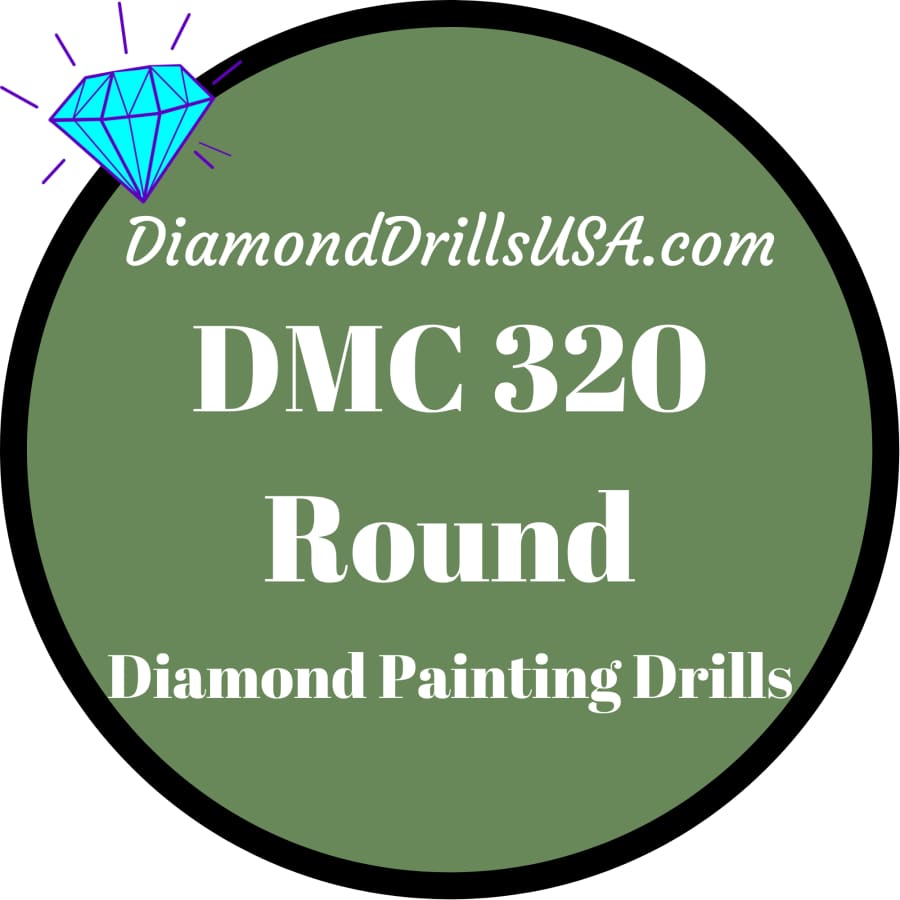 DMC 320 ROUND 5D Diamond Painting Drills Beads DMC 320