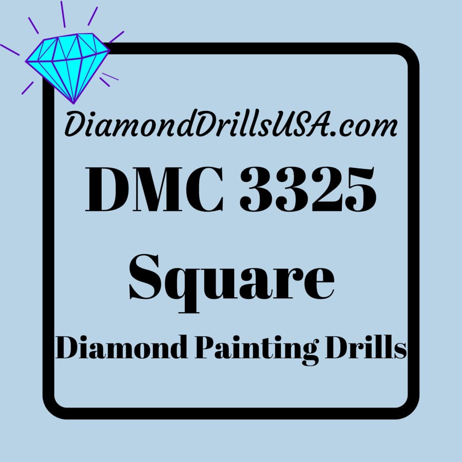 DMC 3325 SQUARE 5D Diamond Painting Drills Beads DMC 3325