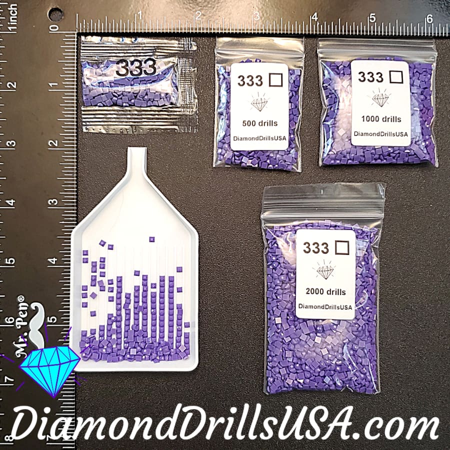 DMC 333 SQUARE 5D Diamond Painting Drills 333 Very Dark Blue