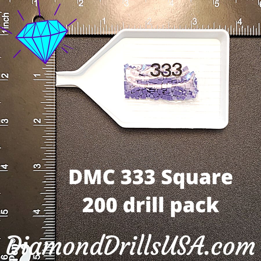 DMC 333 SQUARE 5D Diamond Painting Drills 333 Very Dark Blue