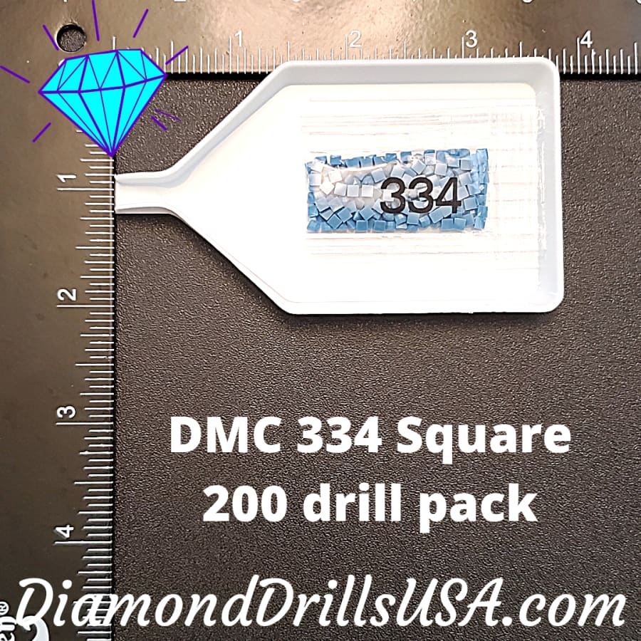 DMC 334 SQUARE 5D Diamond Painting Drills Beads DMC 334