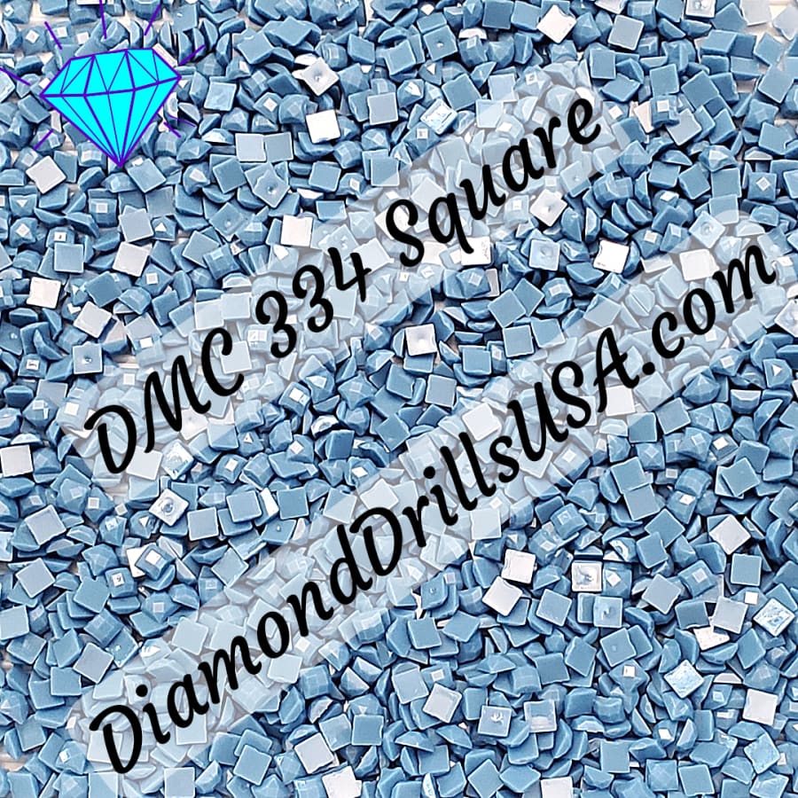 DMC 334 SQUARE 5D Diamond Painting Drills Beads DMC 334