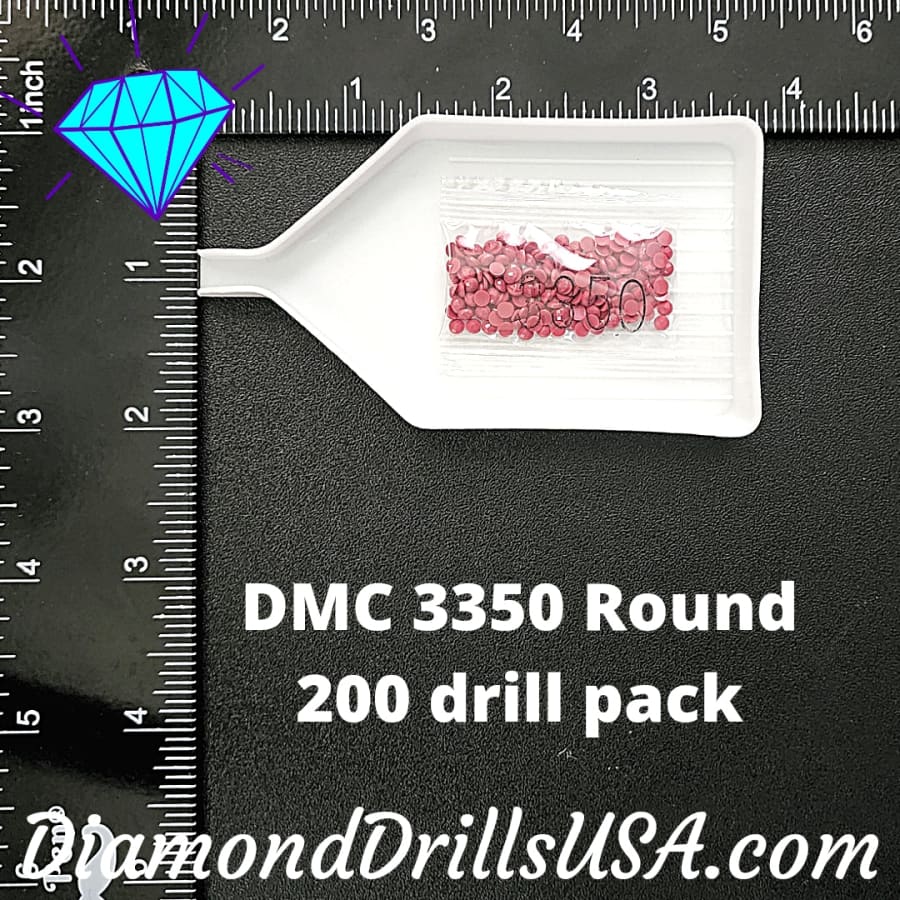 DMC 3350 ROUND 5D Diamond Painting Drills Beads DMC 3350
