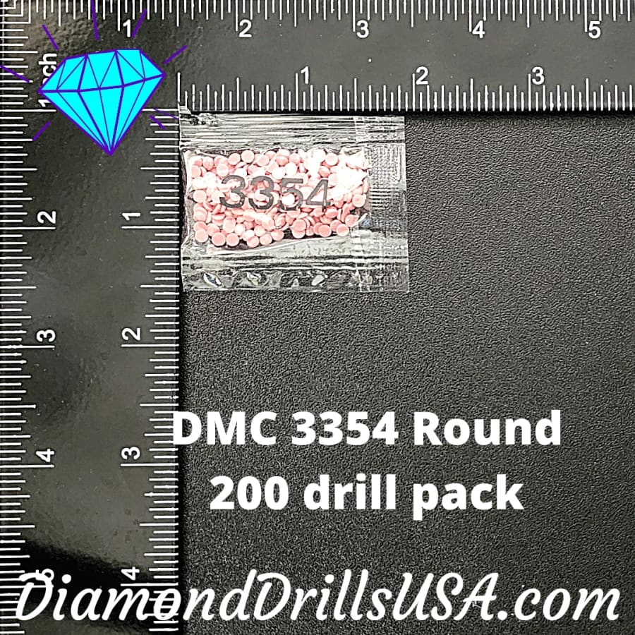 DMC 3354 ROUND 5D Diamond Painting Drills Beads DMC 3354