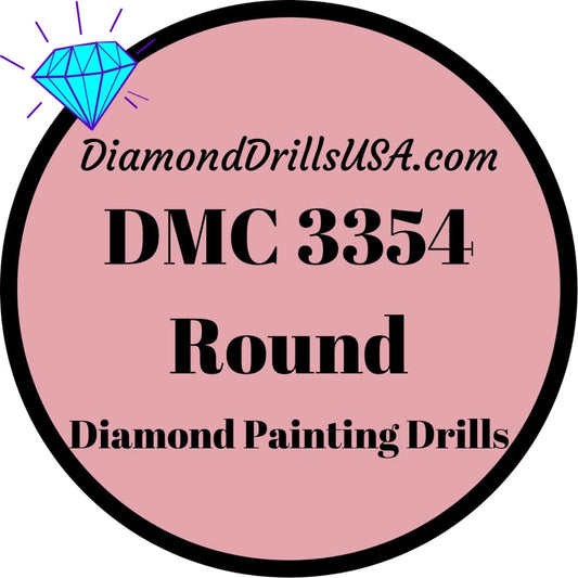 DMC 3354 ROUND 5D Diamond Painting Drills Beads DMC 3354 