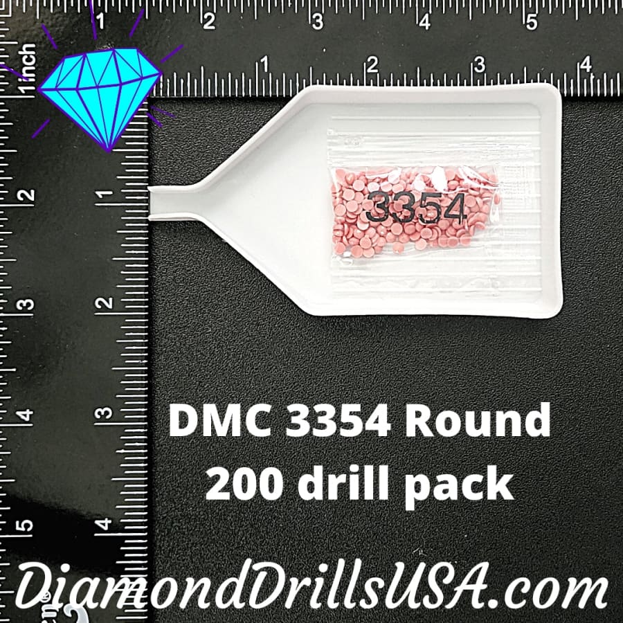 DMC 3354 ROUND 5D Diamond Painting Drills Beads DMC 3354