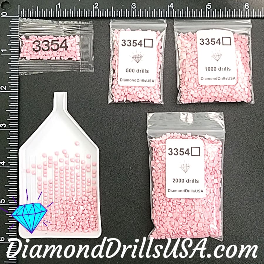 DMC 3354 SQUARE 5D Diamond Painting Drills Beads DMC 3354