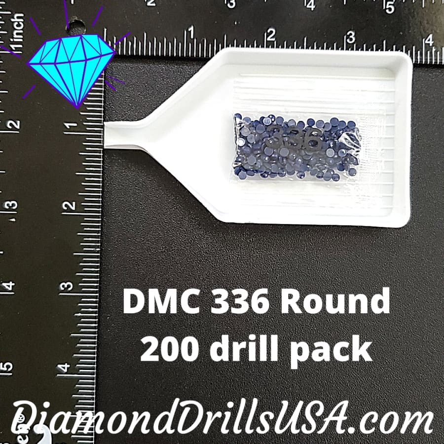 DMC 336 ROUND 5D Diamond Painting Drills Beads DMC 336 Navy