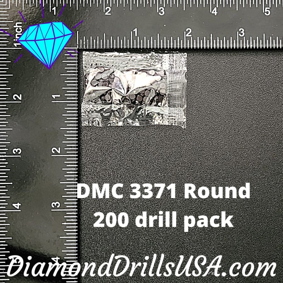 DMC 3371 ROUND 5D Diamond Painting Drills Beads DMC 3371