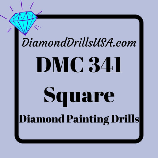 DMC 341 SQUARE 5D Diamond Painting Drills Beads DMC 341