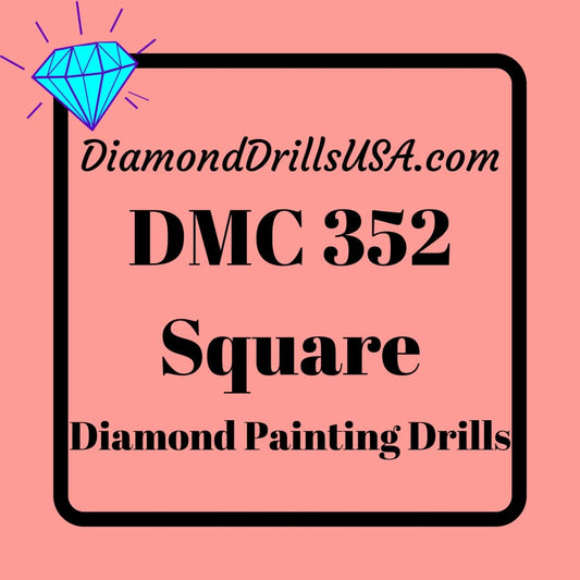 DMC 352 SQUARE 5D Diamond Painting Drills Beads 352 Light