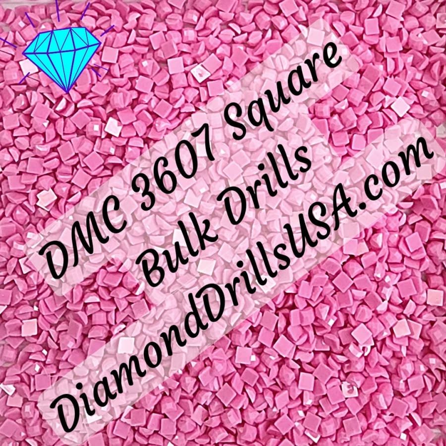 DMC 3607 SQUARE 5D Diamond Painting Drill Beads DMC 3607