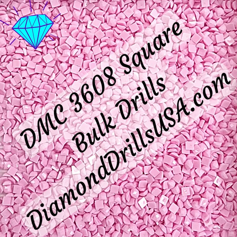 DMC 3608 SQUARE 5D Diamond Painting Drills Beads DMC 3608