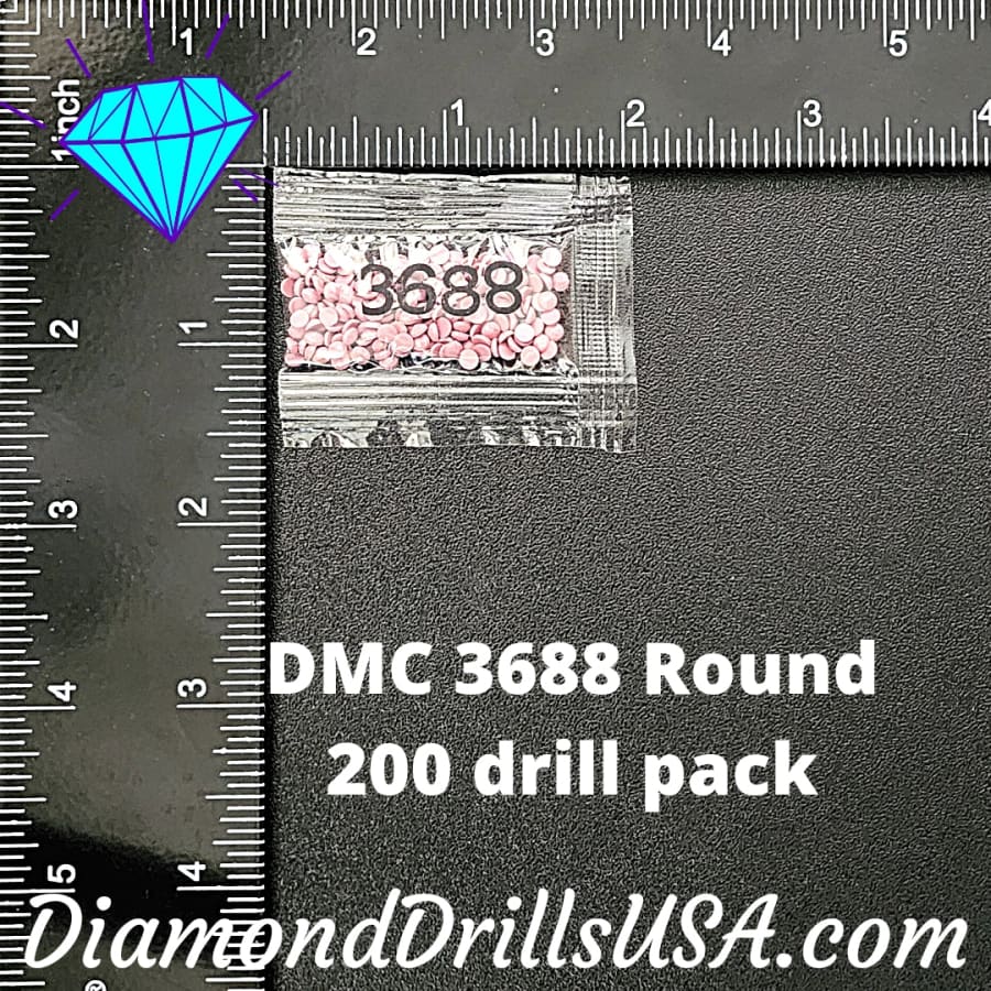 DMC 3688 ROUND 5D Diamond Painting Drills Beads DMC 3688