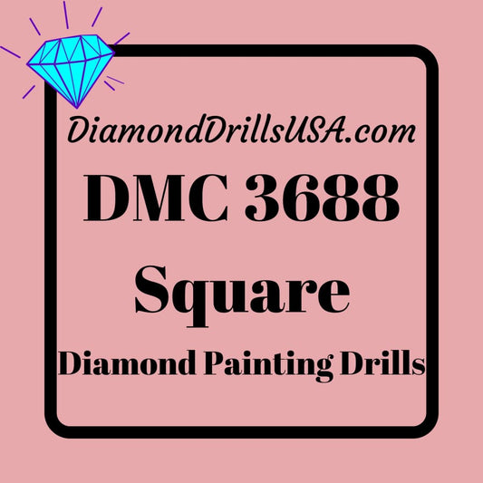 DMC 3688 SQUARE 5D Diamond Painting Drills Beads DMC 3688