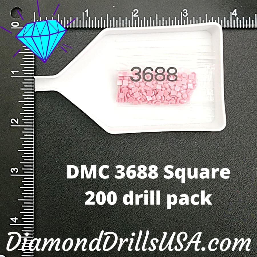 DMC 3688 SQUARE 5D Diamond Painting Drills Beads DMC 3688