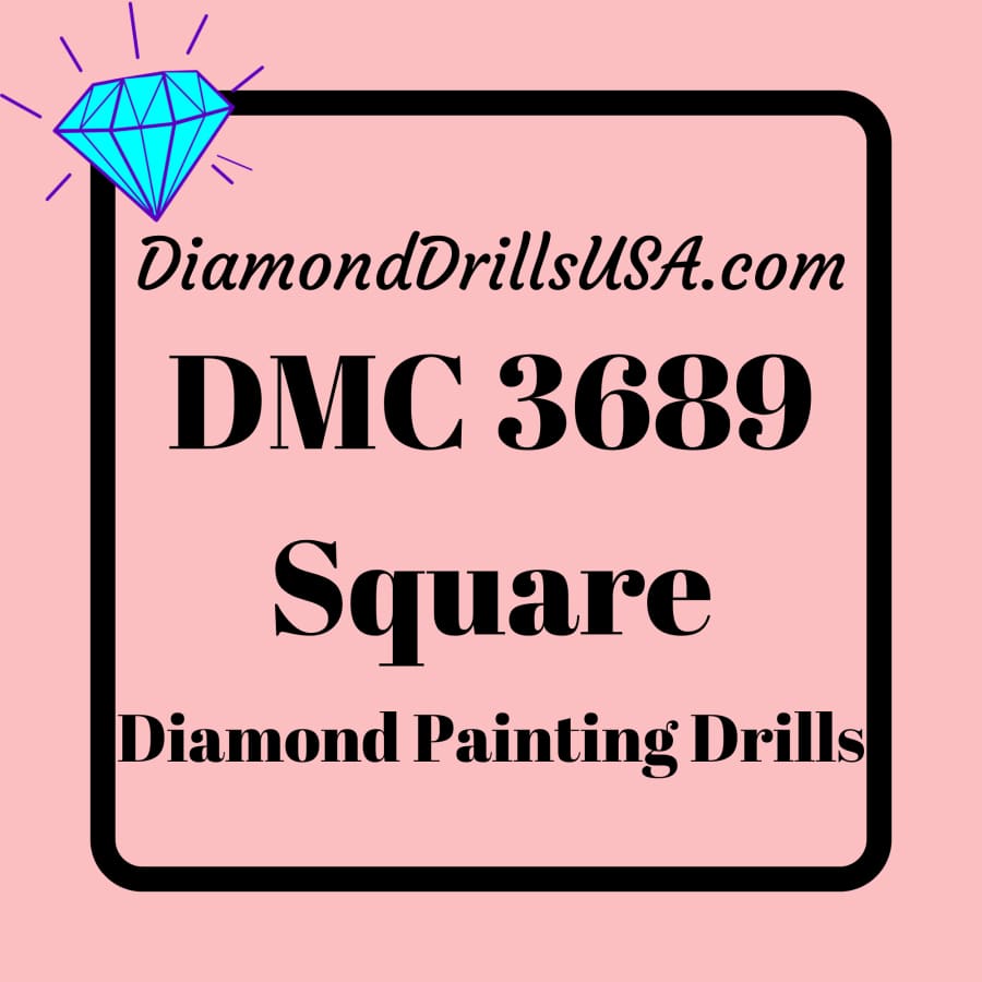 DiamondDrillsUSA - DMC 919 SQUARE 5D Diamond Painting Drills Beads DMC 919  Red Copper