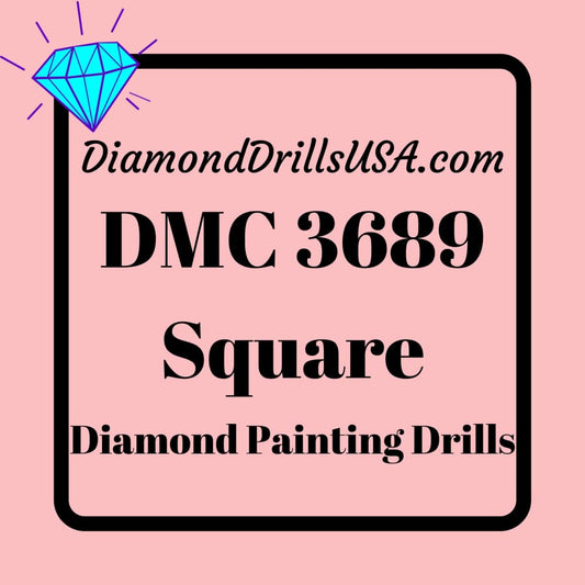 DMC 3689 SQUARE 5D Diamond Painting Drills Beads DMC 3689