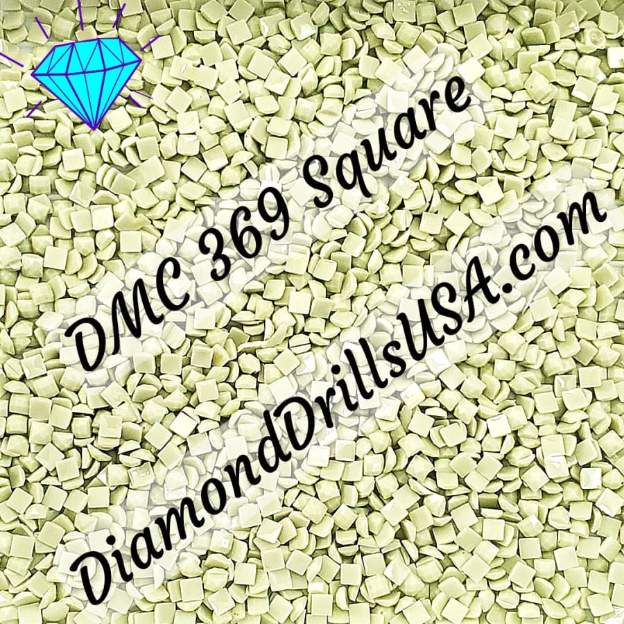 DMC 369 SQUARE 5D Diamond Painting Drills Beads DMC 369 Very