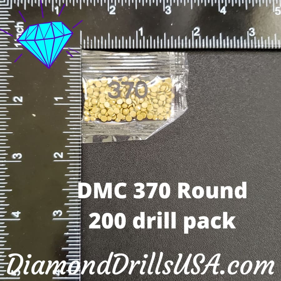 DMC 370 ROUND 5D Diamond Painting Drills Beads DMC 370