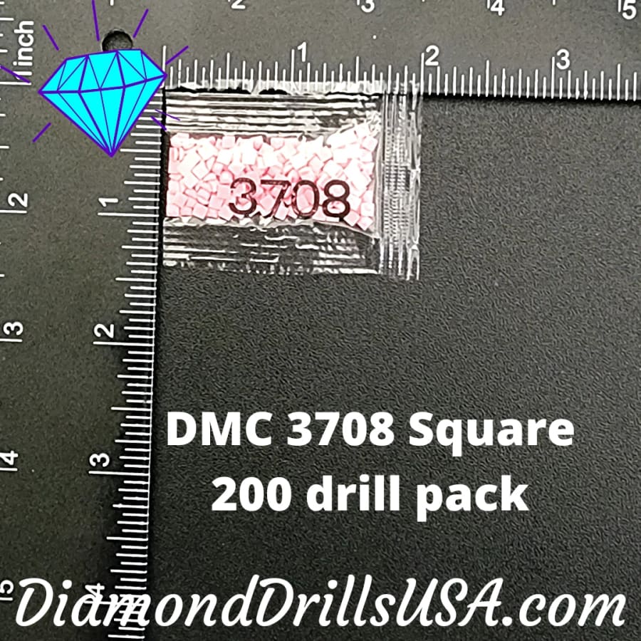 DMC 3708 SQUARE 5D Diamond Painting Drills Beads DMC 3708