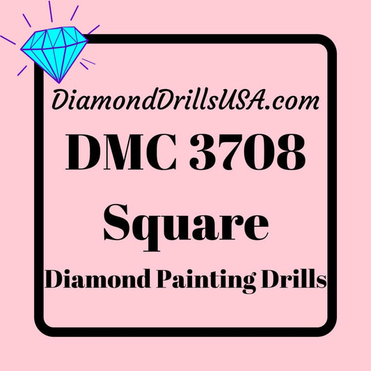 DMC 3708 SQUARE 5D Diamond Painting Drills Beads DMC 3708
