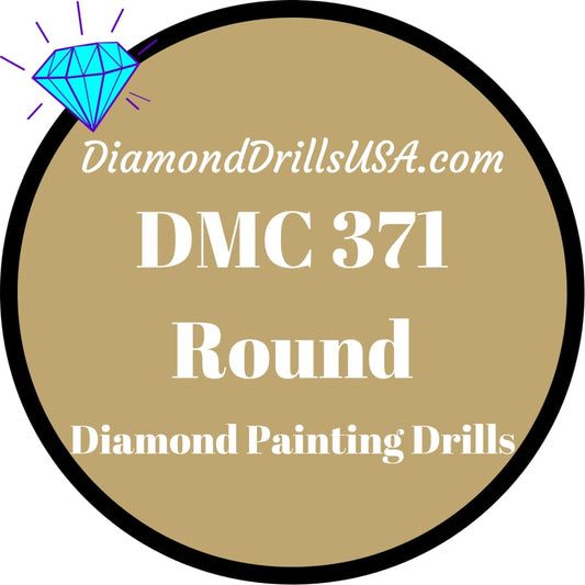 DMC 371 ROUND 5D Diamond Painting Drills Beads DMC 371