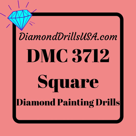DMC 3712 SQUARE 5D Diamond Painting Drills Beads DMC 3712