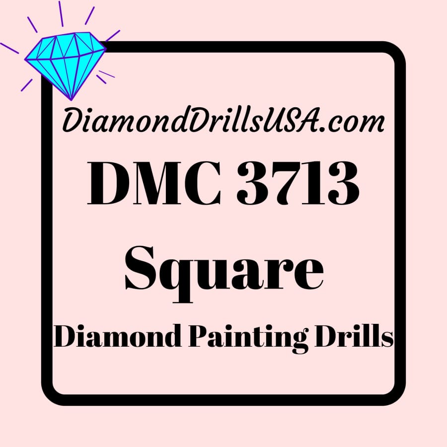 DMC 3713 SQUARE 5D Diamond Painting Drills Beads DMC 3713