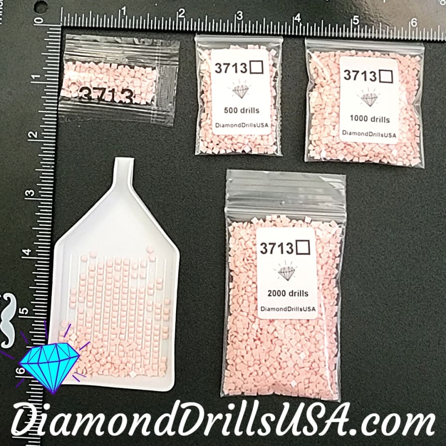 DMC 3713 SQUARE 5D Diamond Painting Drills Beads DMC 3713