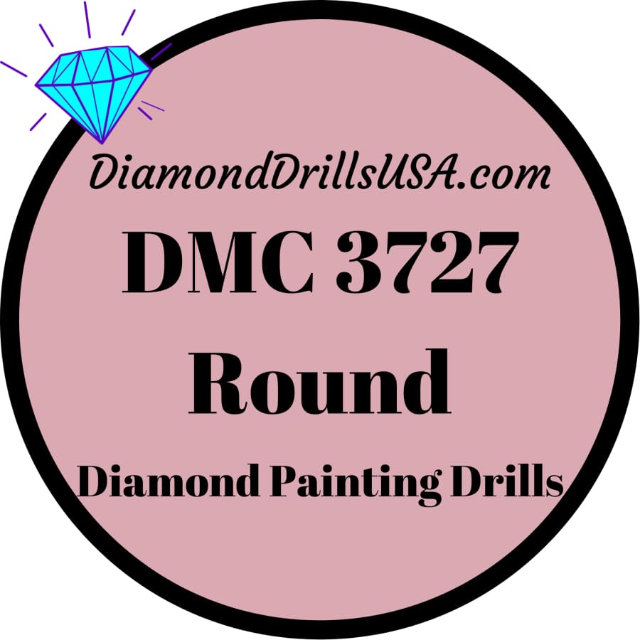 DMC 3727 ROUND 5D Diamond Painting Drills Beads DMC 3727