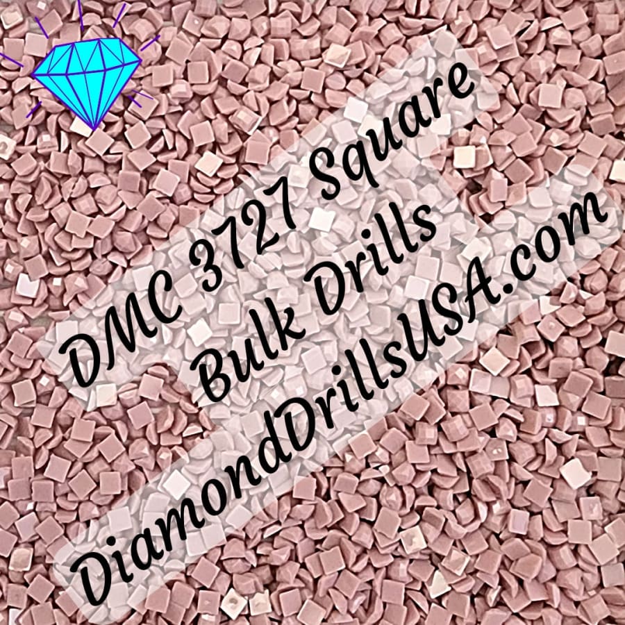 DMC 3727 SQUARE 5D Diamond Painting Drills Beads DMC 3727