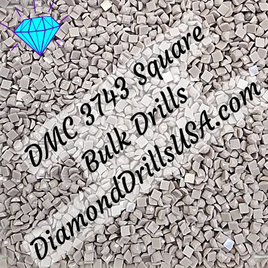 DMC 3743 SQUARE 5D Diamond Painting Drills Beads DMC 3743