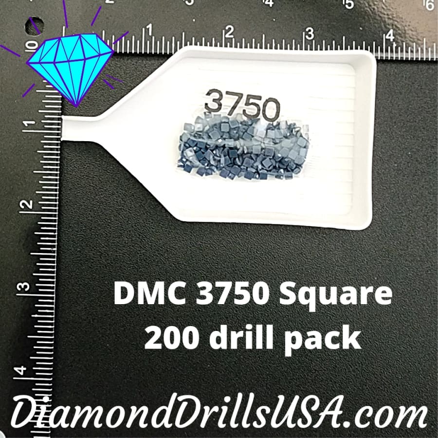 DMC 3750 SQUARE 5D Diamond Painting Drills Beads DMC 3750
