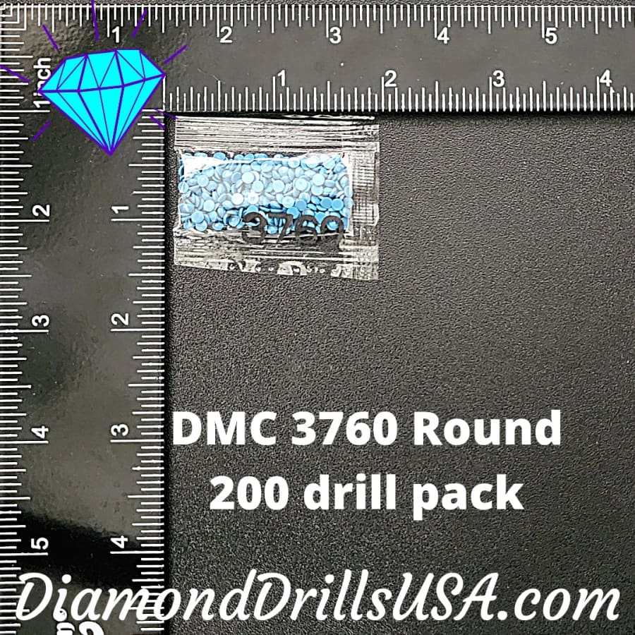 DMC 3760 ROUND 5D Diamond Painting Drills Beads DMC 3760