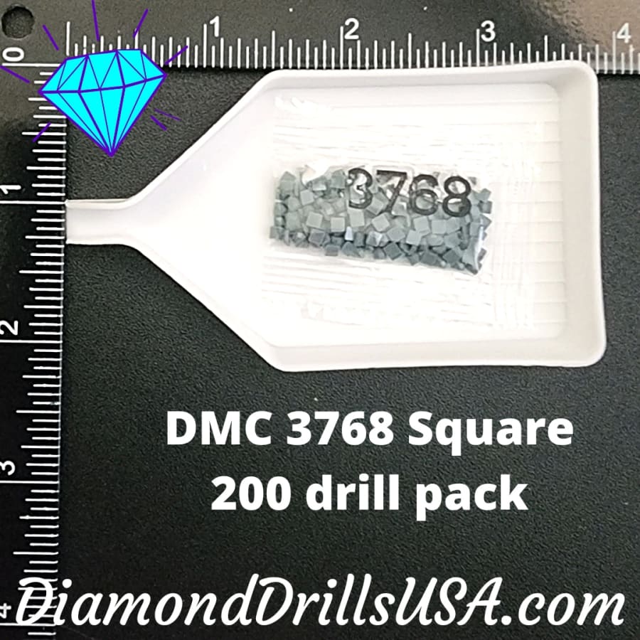 DMC 3768 SQUARE 5D Diamond Painting Drills Beads DMC 3768
