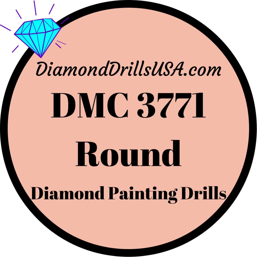 DMC 3771 ROUND 5D Diamond Painting Drills Beads DMC 3771